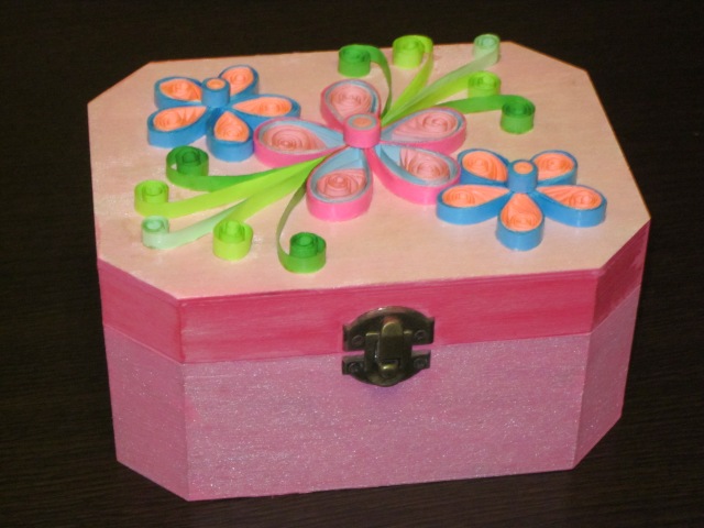  cutie pentru bijuterii handmade quilling