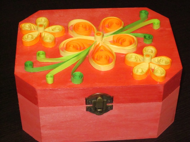  cutie pentru bijuterii handmade quilling